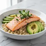 High-Protein Baked Salmon Bowls with Quinoa - featured image