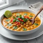 vegan one-pot coconut chickpea curry - featured image
