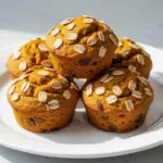 back to school pumpkin oat muffins - featured image