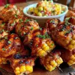 Budget BBQ Chicken Skewers - featured image