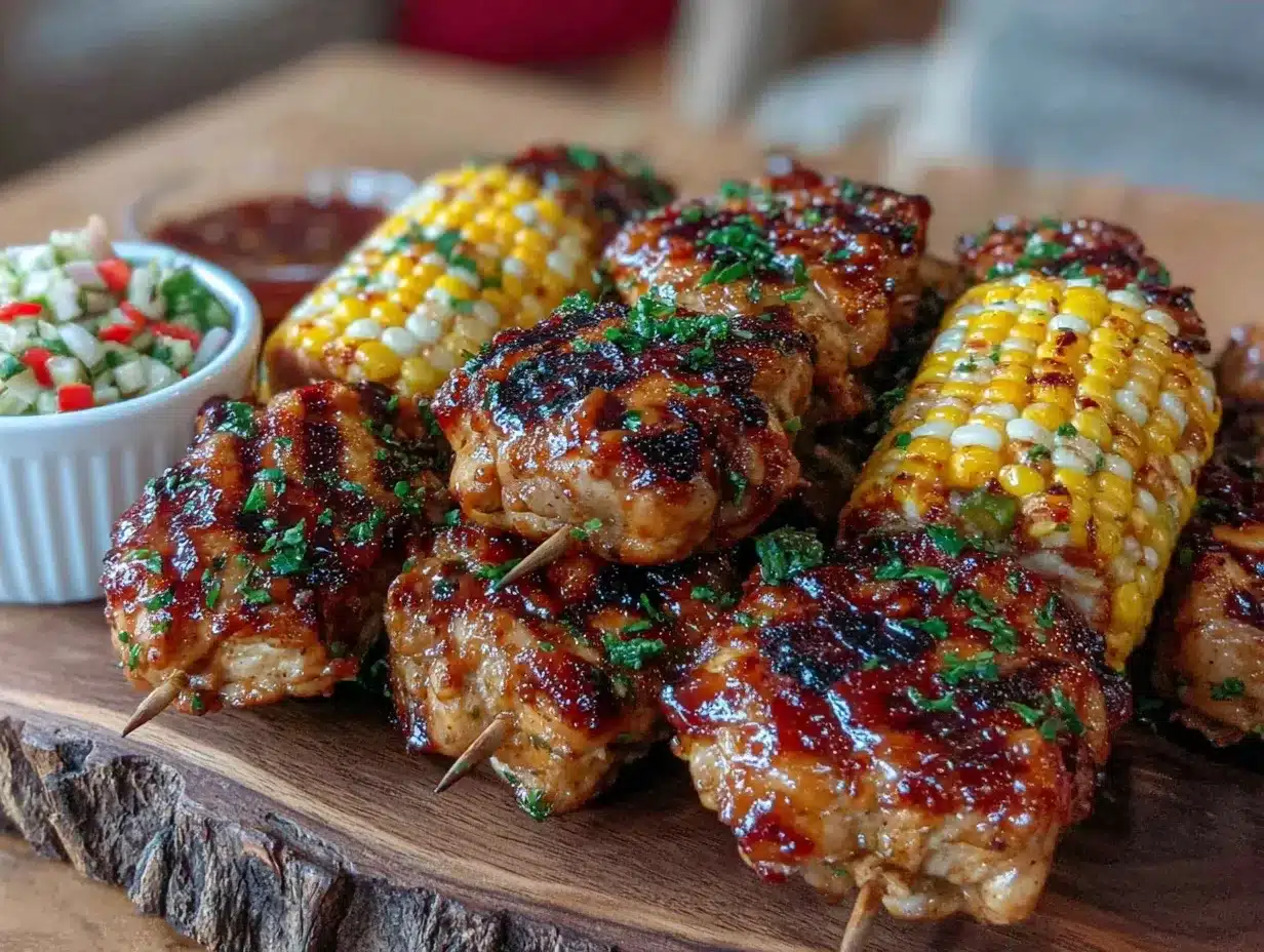 Budget BBQ Chicken Skewers: Cheap Labor Day Family Dinner 4 Budget BBQ Chicken Skewers preparation steps