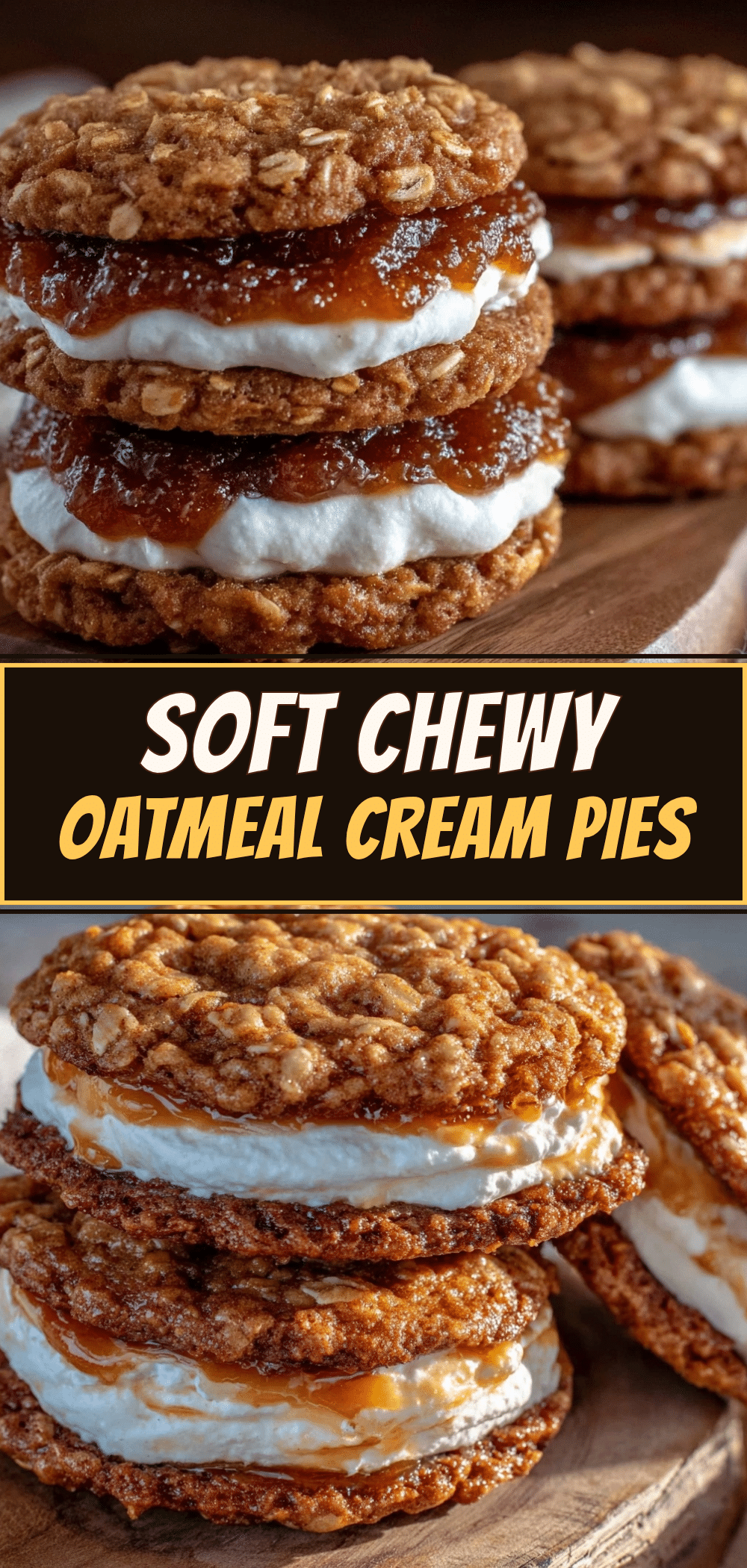 Chewy Brown Sugar Oatmeal Cream Pies: Make While Its Fresh 5 Chewy Brown Sugar Oatmeal Cream Pies recipe