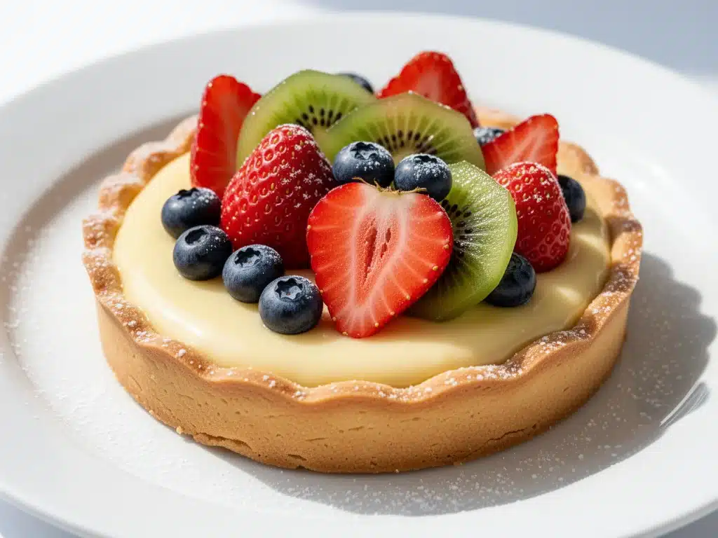 classic fruit dessert tart - featured image