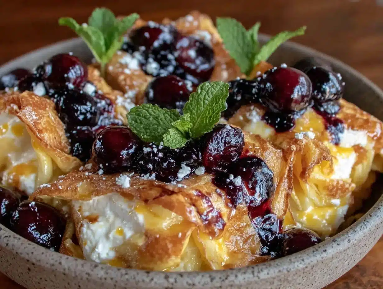 Home 6 creamy cheese blintz casserole - featured image