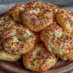 easy homemade everything bagels with chewy centers - featured image