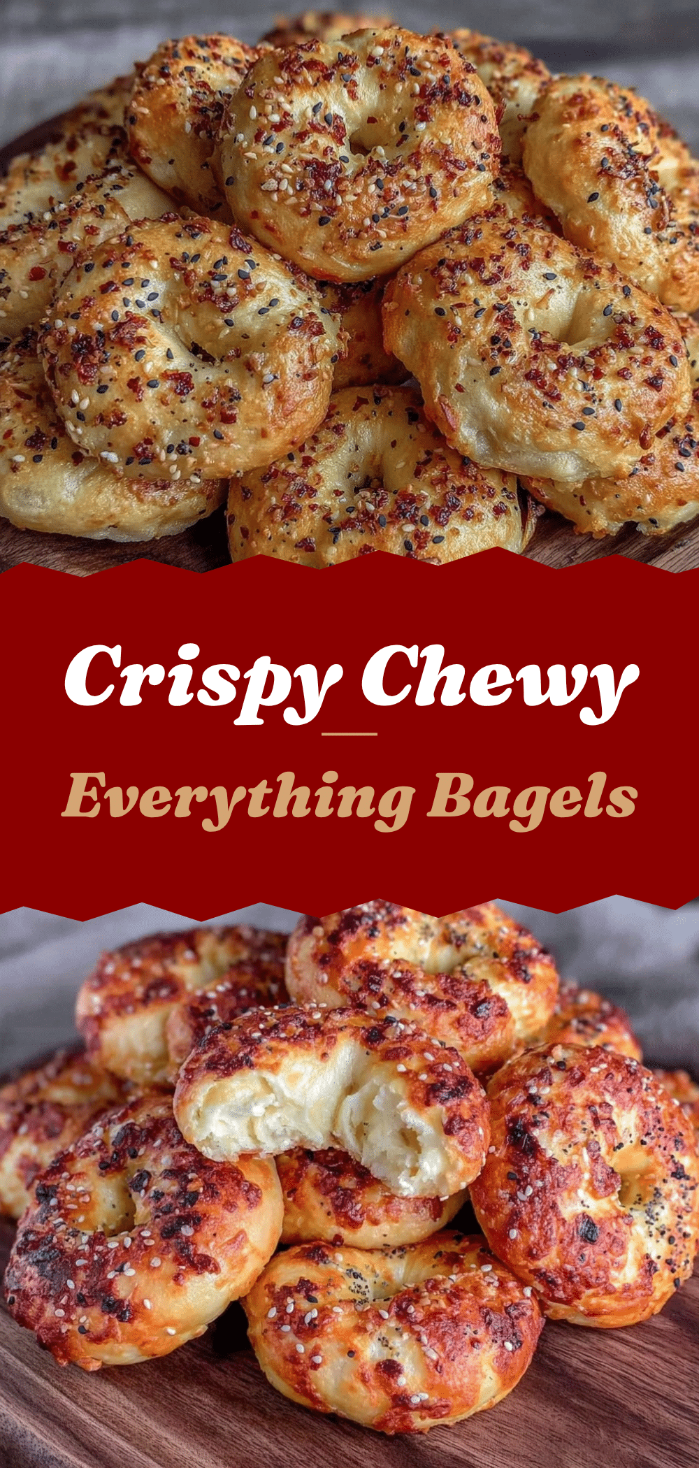 Everything Bagels: Chewy Homemade Bread 5 easy homemade everything bagels with chewy centers recipe