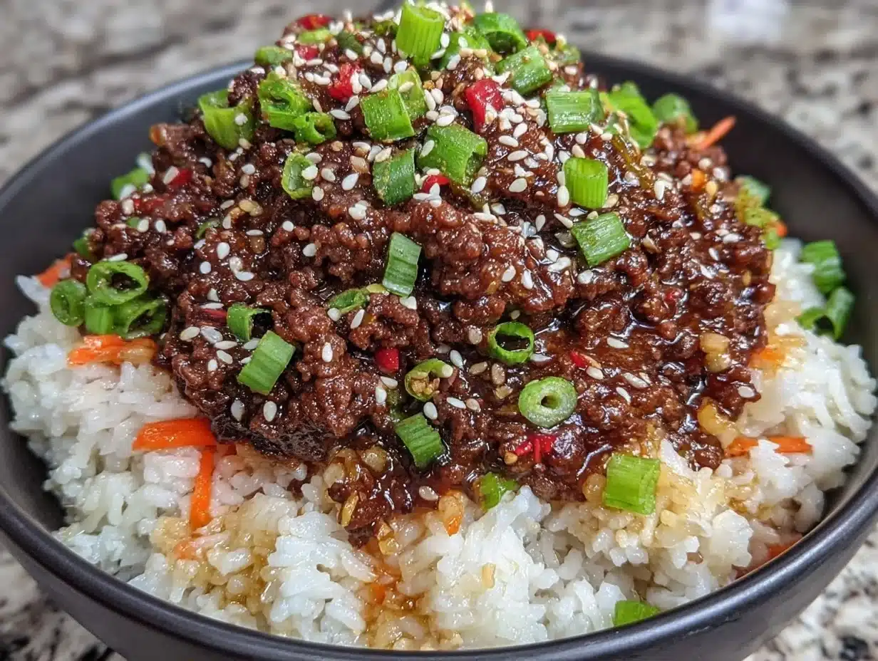 Home 1 Easy Korean Ground Beef Bowls - featured image