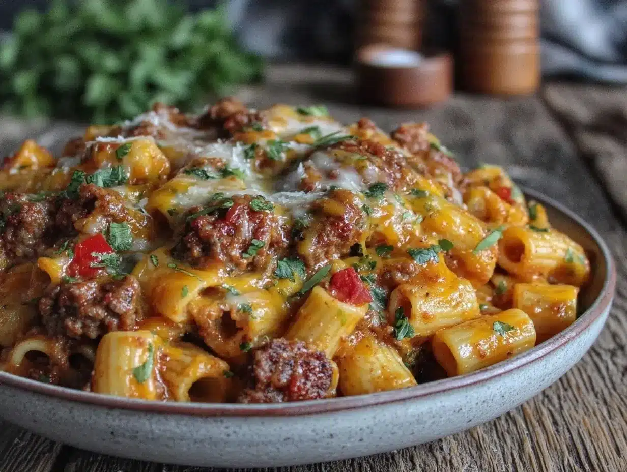 Easy One-Pot Taco Pasta with Ground Beef: Best 15-Minute Weeknight Dinner 4 easy one-pot taco pasta with ground beef preparation steps