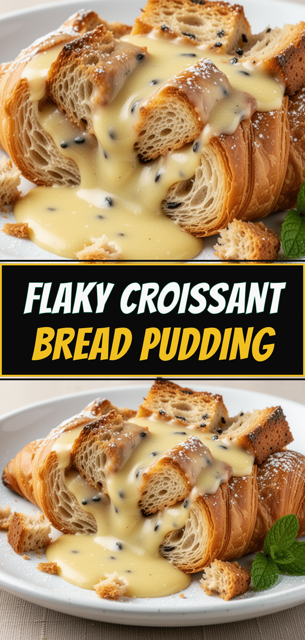 Flaky Croissant Bread Pudding: Easy Brunch Dessert 5 flaky croissant bread pudding recipe