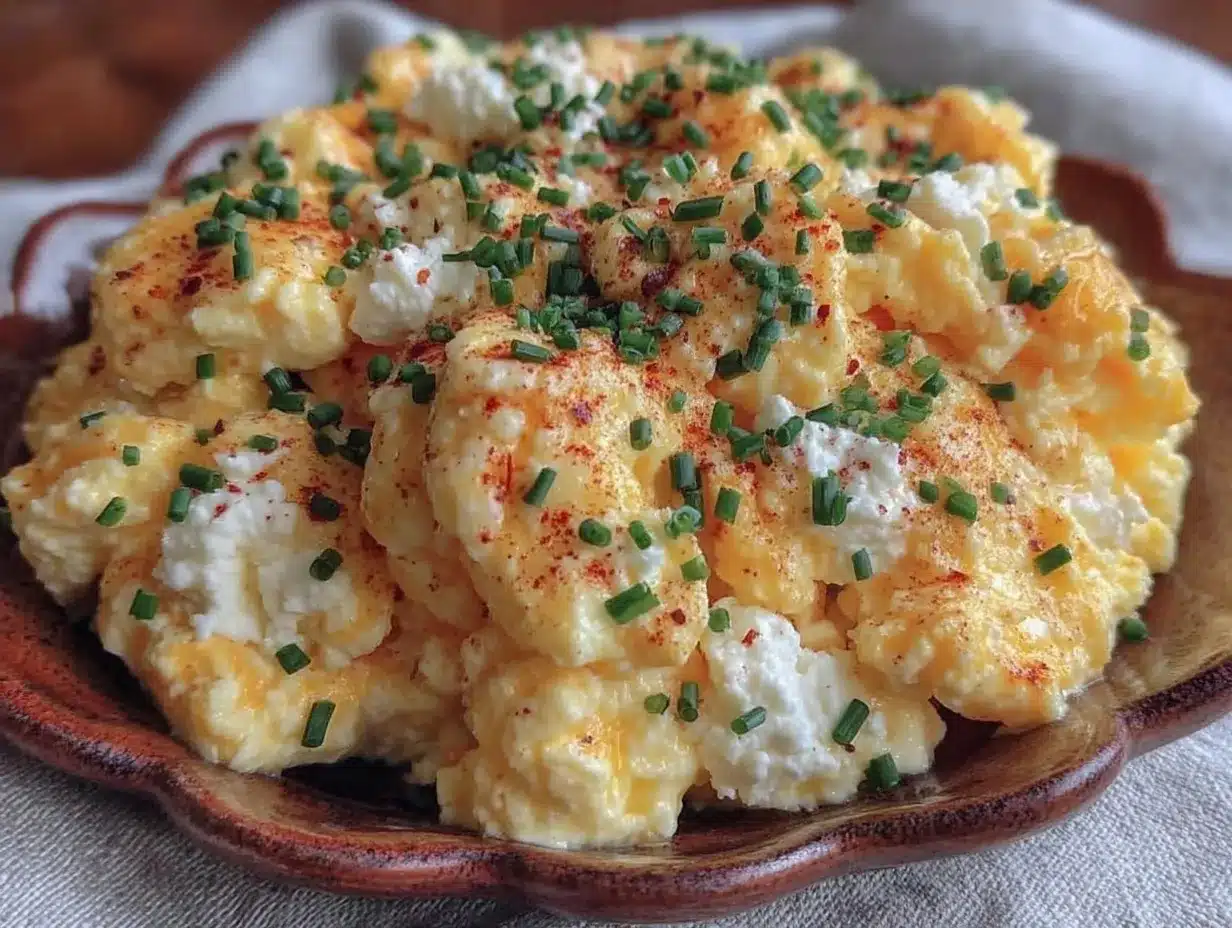 Fluffy Cottage Cheese Scrambled Eggs: Best Breakfast Hack 4 fluffy cottage cheese scrambled eggs preparation steps