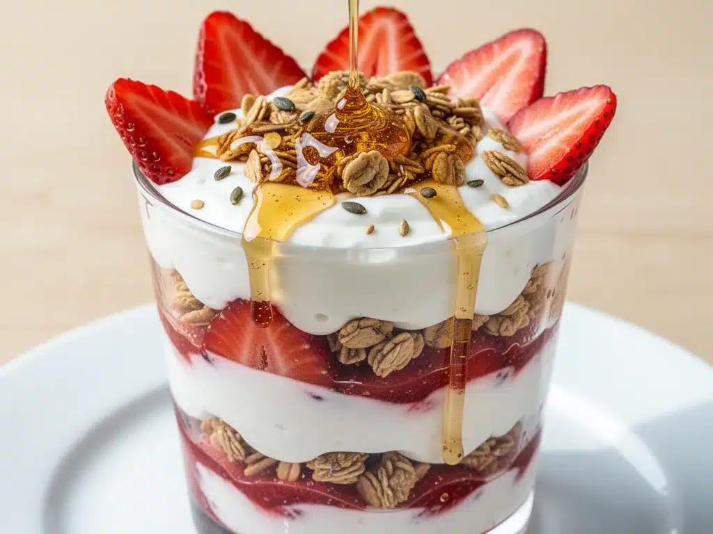 Greek Yogurt Parfait: Best Healthy Breakfast Idea 4 Greek Yogurt Parfait preparation steps