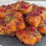 Grilled Honey Sriracha Salmon Bites - featured image