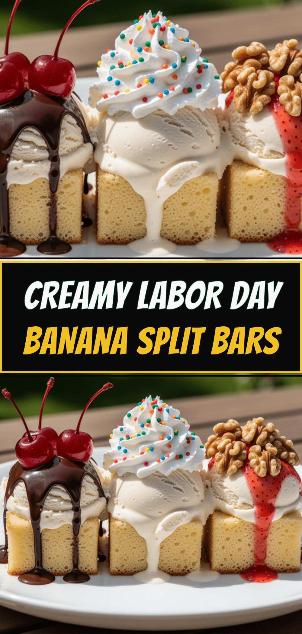Labor Day Banana Split Dessert Bars: 5-Step Easy Party Treat 5 Labor Day Banana Split Dessert Bars recipe