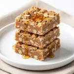 no-bake peanut butter oat bars - featured image