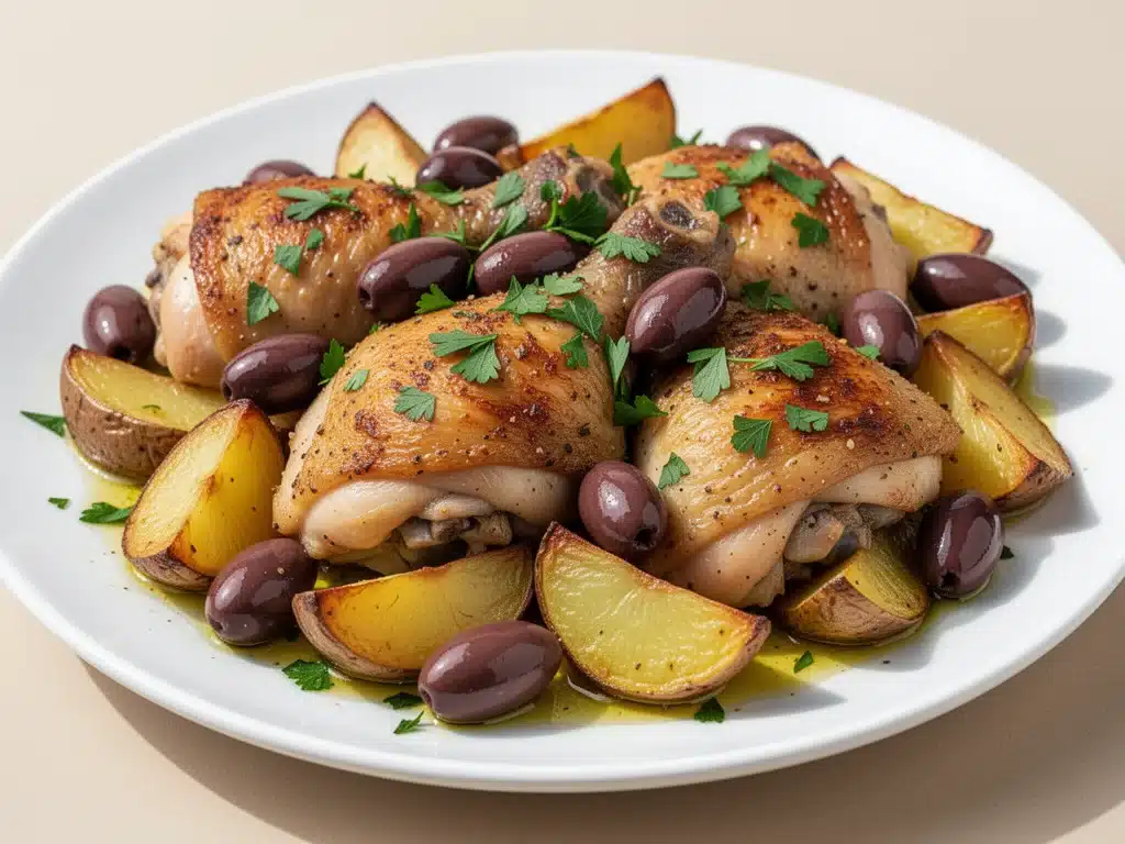 Home 2 Sheet Pan Greek Chicken - featured image