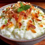 small-batch dairy-free coconut lime rice pudding - featured image