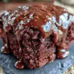 smoked chocolate sheet cake - featured image