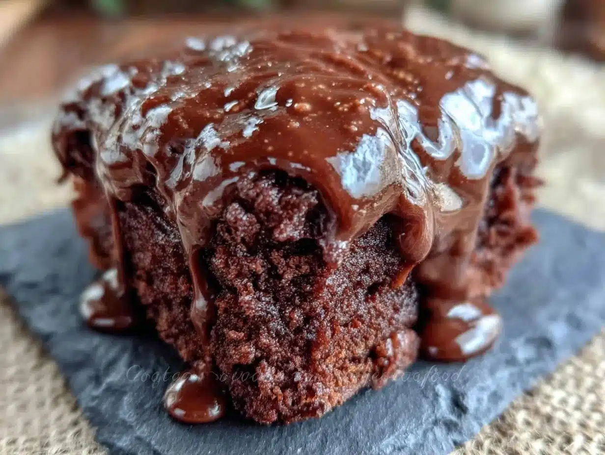 Home 11 smoked chocolate sheet cake - featured image